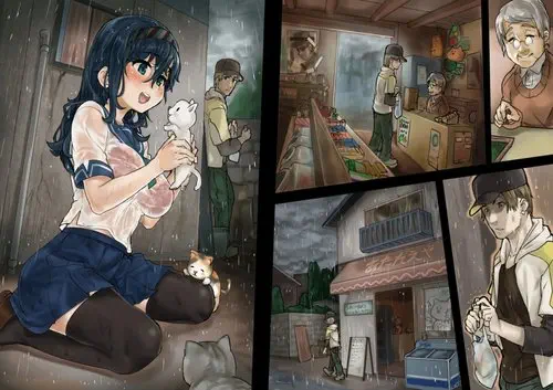 Zubunure Seifuku Musume ni Biyaku o Nomasete Renzoku Nakadashi ~Rumi-chan wa Yokkyuu Fuman~ Хентай манга и Додзинси