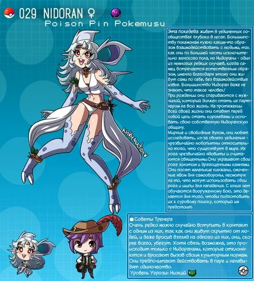 Покедекс по девушкам-покемонам - Часть 2 Хентай манга и Додзинси