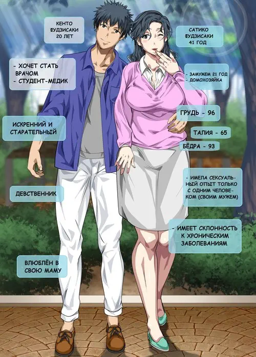 Jimi dakedo Eroi Karada Shita Okaa-san o Fuuzoku Ochi Sunzen de Sukutta Boshi Soukan глава 1-2