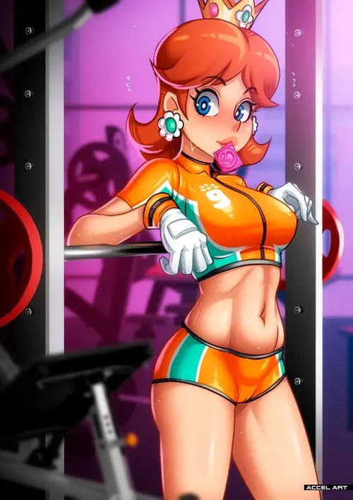 Daisy Workout Regimen / Режим тренировок Дэйзи Хентай манга читать онлайн Super Mario Bros. Daisy Workout Regimen / Режим тренировок Дэйзи Хентай манга и Додзинси