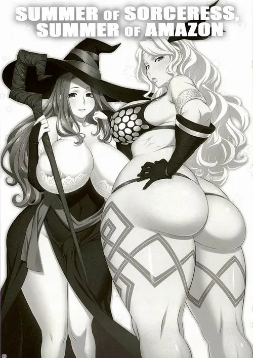 Dragons Crown. Sorceress no Natsu, Amazon no Natsu / Summer of Sorceress, Summer of Amazon Хентай манга и Додзинси