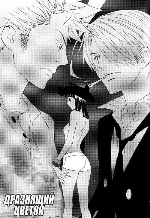 One Piece. Itazura na Hana (The Teasing Flower) / Дразнящий цветок Хентай манга и Додзинси