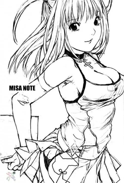 Death Note. Misa Note Хентай манга и Додзинси