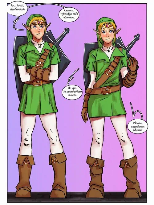 Legend of Zelda. 63rd Timeline Split Хентай манга и Додзинси