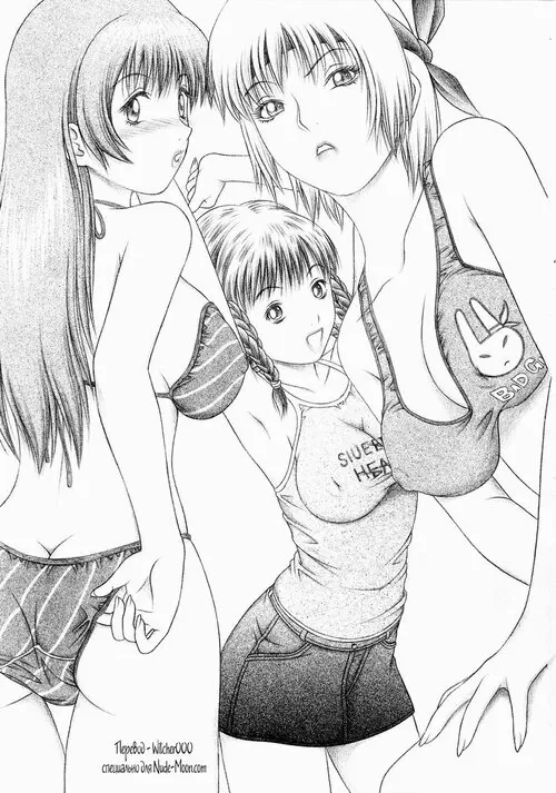 Dead or Alive. Mizugi de Munyu! Хентай манга и Додзинси