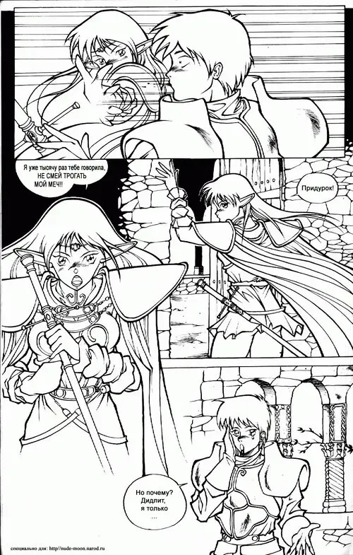 Record of Lodoss War. Record of the Lodoss sword Хентай манга и Додзинси