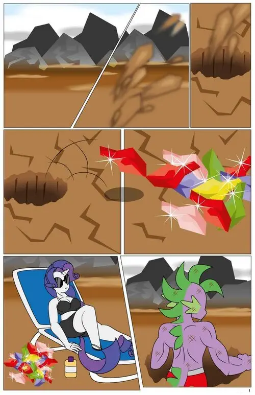 My Little Pony. The Hot Room глава 2 - One scale of a night / Горячая комната - Один дракон на двоих