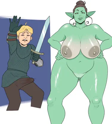 Милфа-Орчиха против слабого рыцаря Том - 1 Глава - 1 Хентай манга и Додзинси